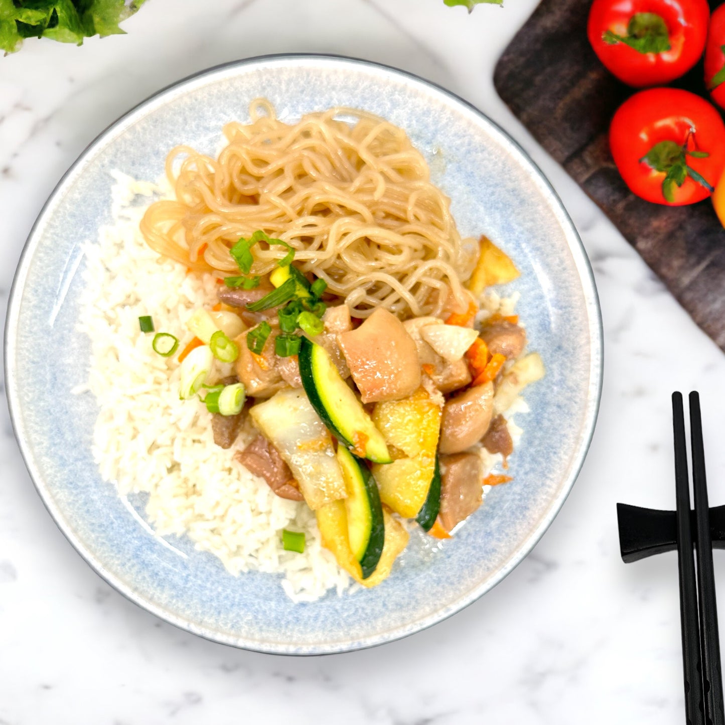 Sweet Soy Dakgalbi Rice Bowl